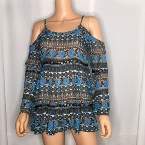 Paper Crane oversize BOHO style blouse